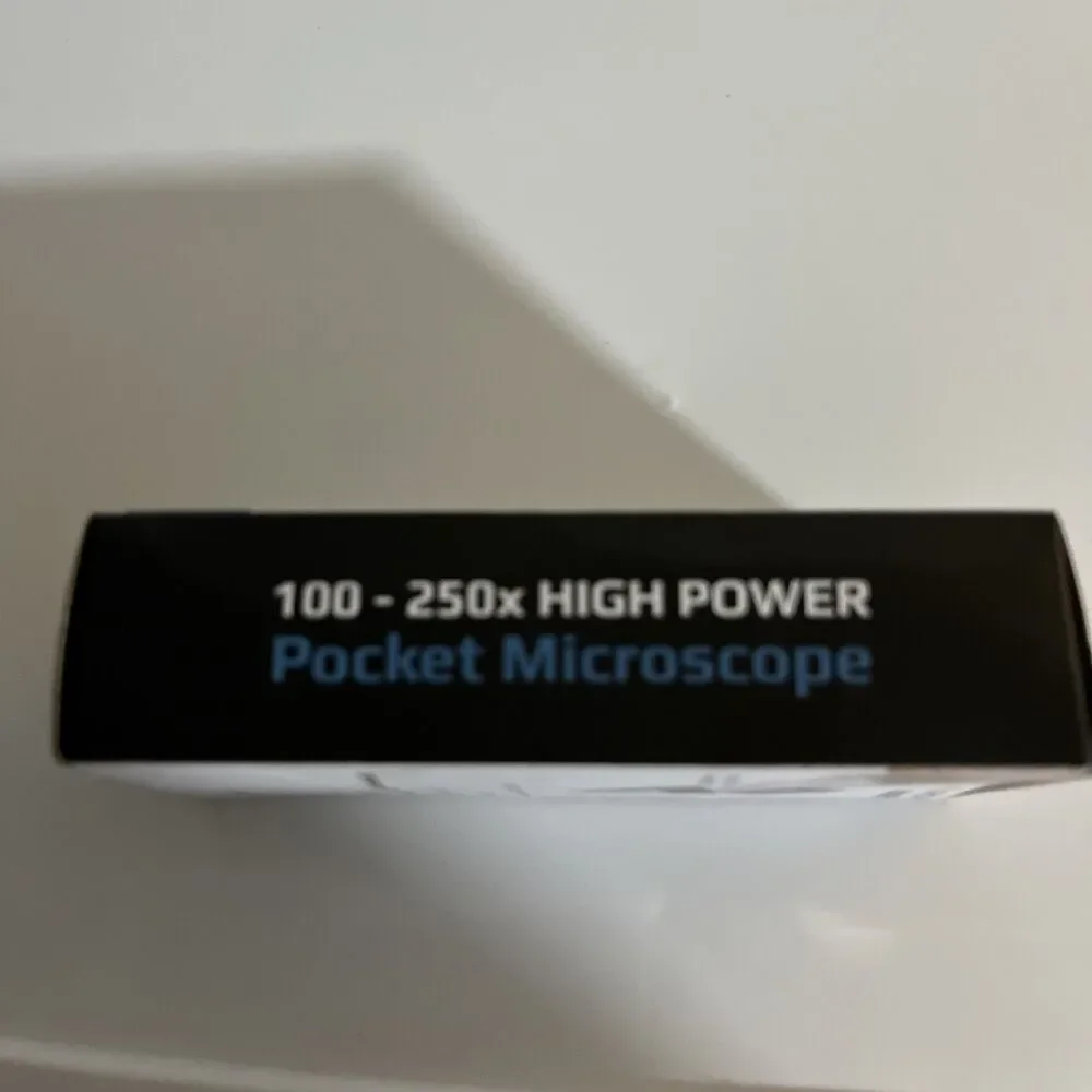 Carson MicroFlip 100x-250x LED/UV Pocket Microscope w/Smartphone Adapter MP-250